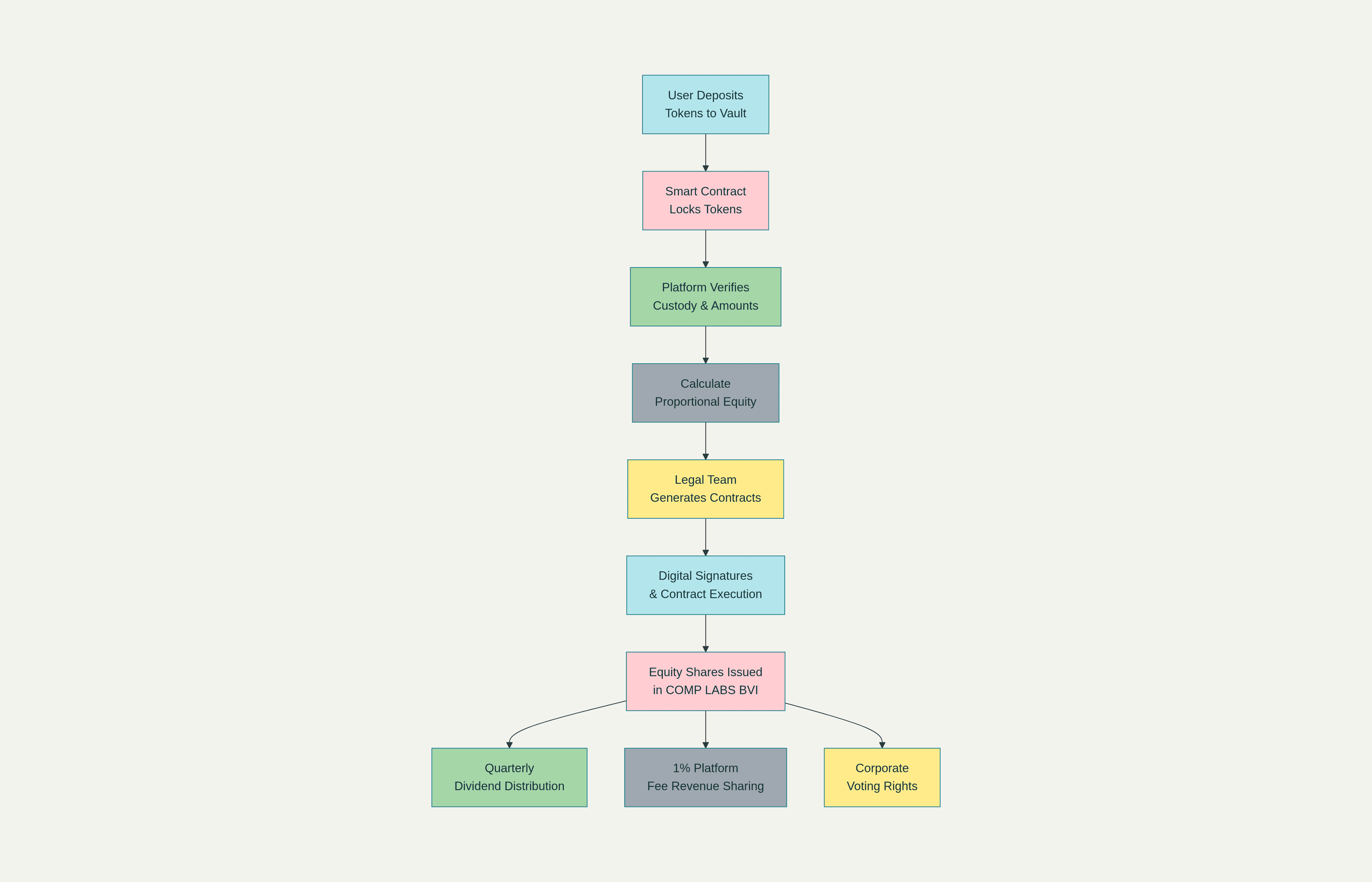 Token Vault Workflow Process